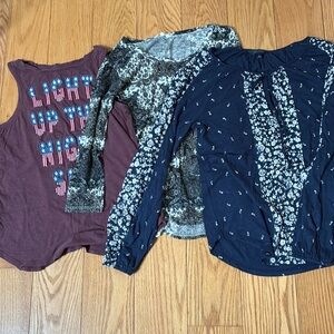 3 Lucky Brand Tops bundle sz S